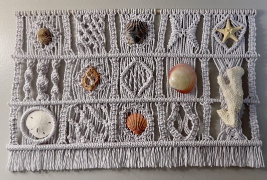 Seashell Macramé Wall Hanging