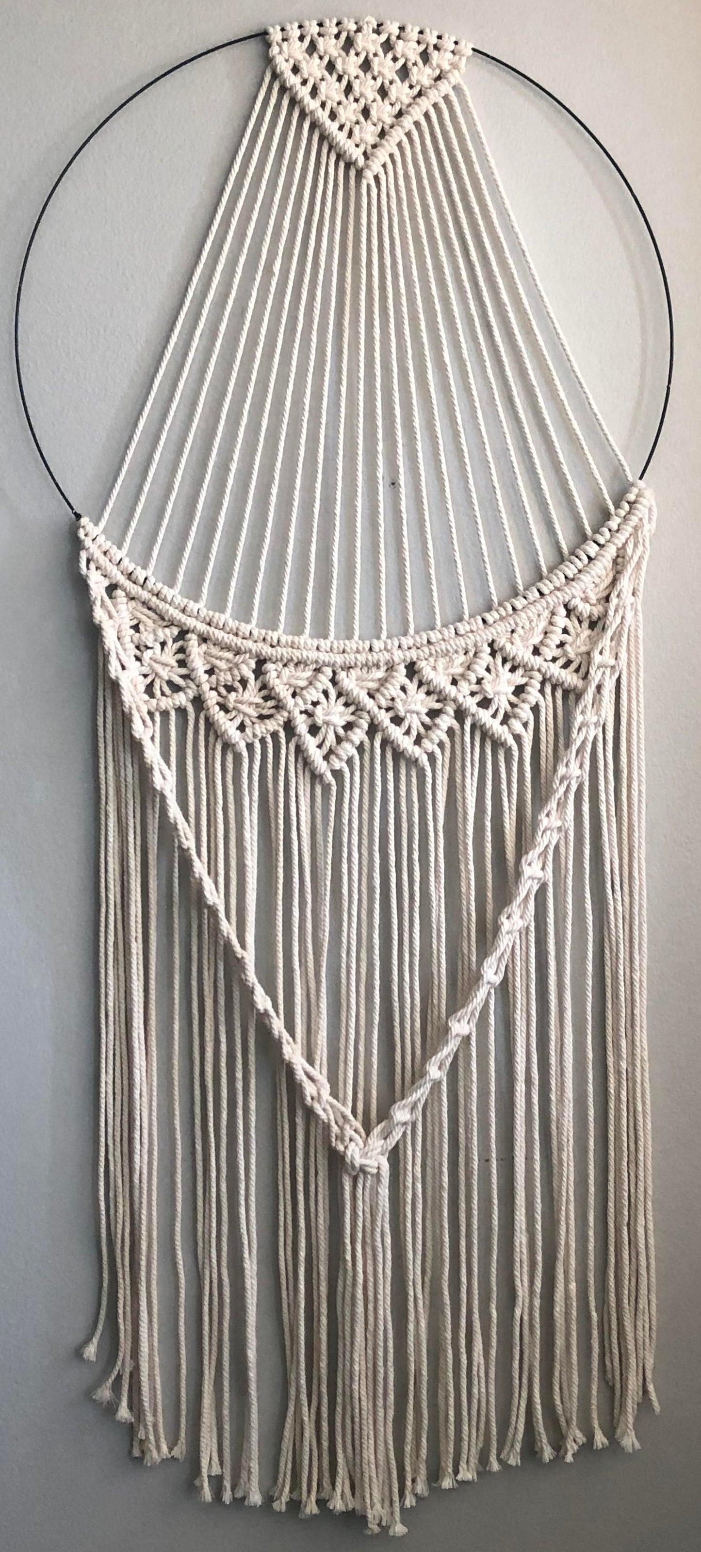 Macramé Hoop Wall Hanging