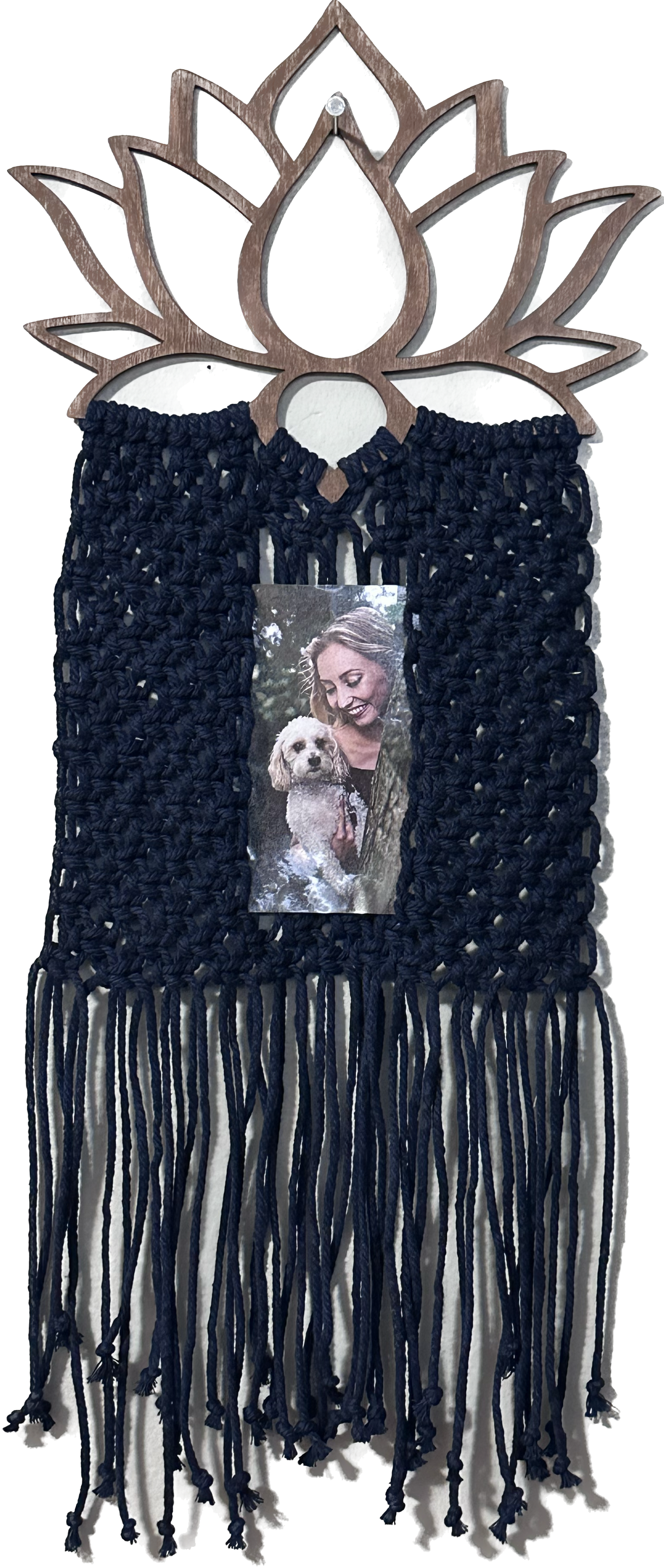 Macramé Picture Frame